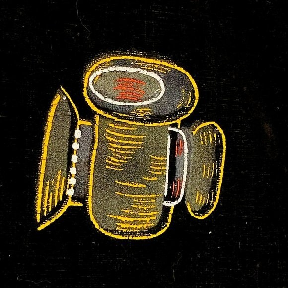 Vintage Velvet Pillow Cover Rolls-Royce Silver Ghost 1909 Gold Fringe - Picture 2 of 5